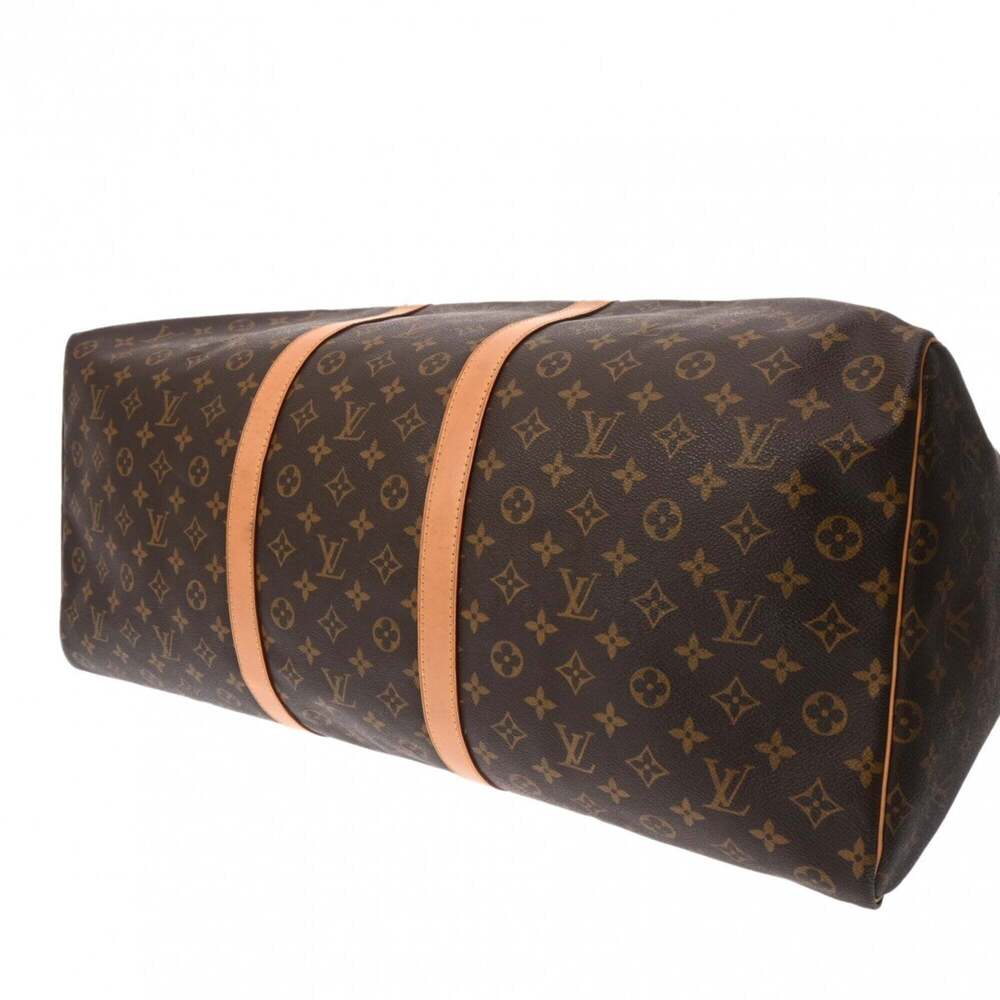 LOUIS VUITTON Brown Monogram Canvas Keepall 60 Boston Bag - Picture 6 of 11